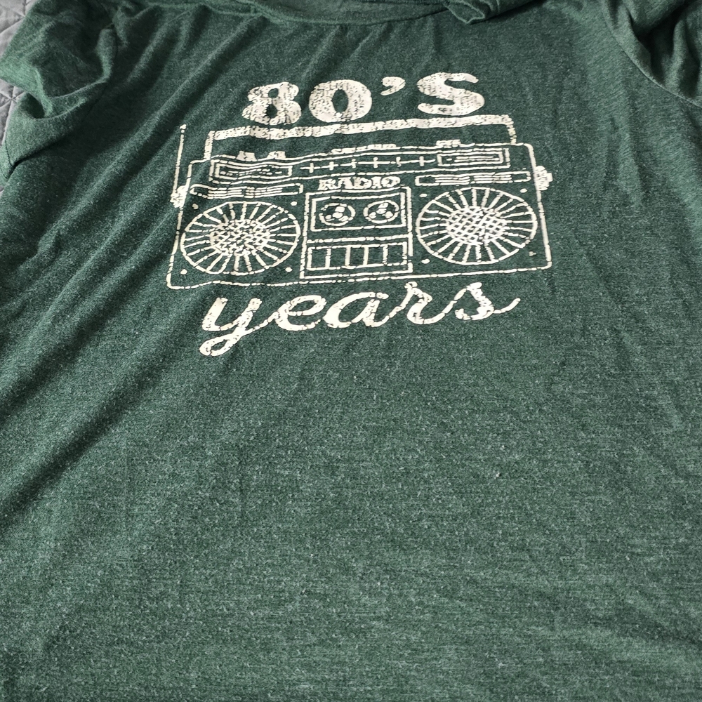 Green 80's Graphic Tee